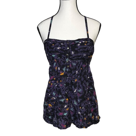 VTG O’Neill‎ Y2K Fairy Coquette Sirencore Babydoll Milkmaid Top Size Medium - Picture 1 of 10